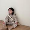 Children's Autumn Casual Korean Hoodie Set - Boys & Girls Two-Piece Long Sleeve Outfit