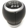 Manual Gear Shift Knob: 6 Speed PU Leather Shifter Knob Replacement for Subaru BRZ Toyota 86 Scion FR-S 2013-2020 Transmission Gear Shift Lever Stick