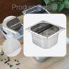 Grounds Tray, Metal Coffee Machine Accessory, Practical Collection, Easy Maintenance, Suitable for
