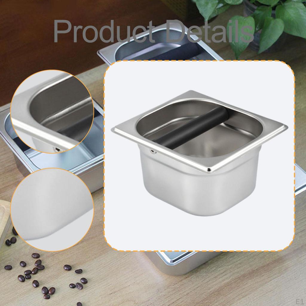 Grounds Tray, Metal Coffee Machine Accessory, Practical Collection, Easy Maintenance, Suitable for