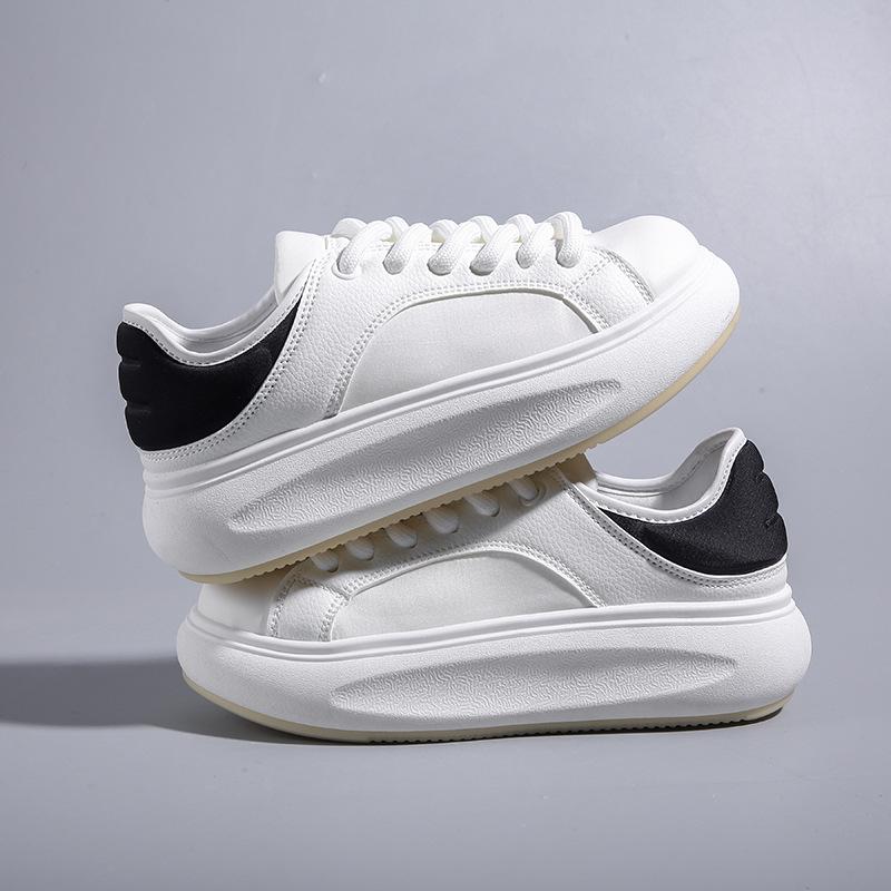 

Little white shoes women s 2025 new student shell head casual versatile board shoes trend ins sports style platform single shoes 35