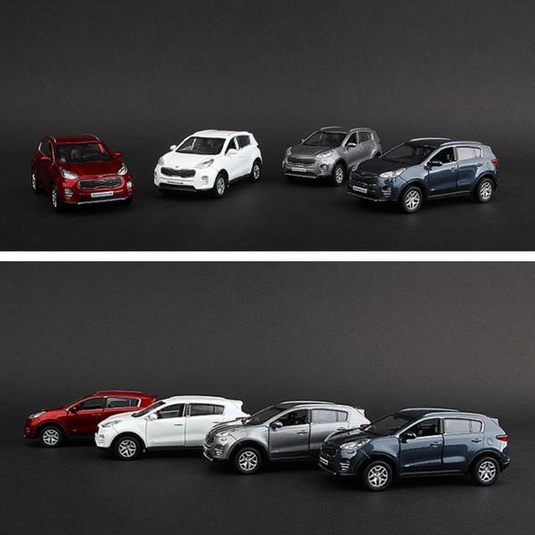 

Pinobi Andy 1/38 Kia QL Sportage Minicar High-end, корейская игрушка Snow White Pearl