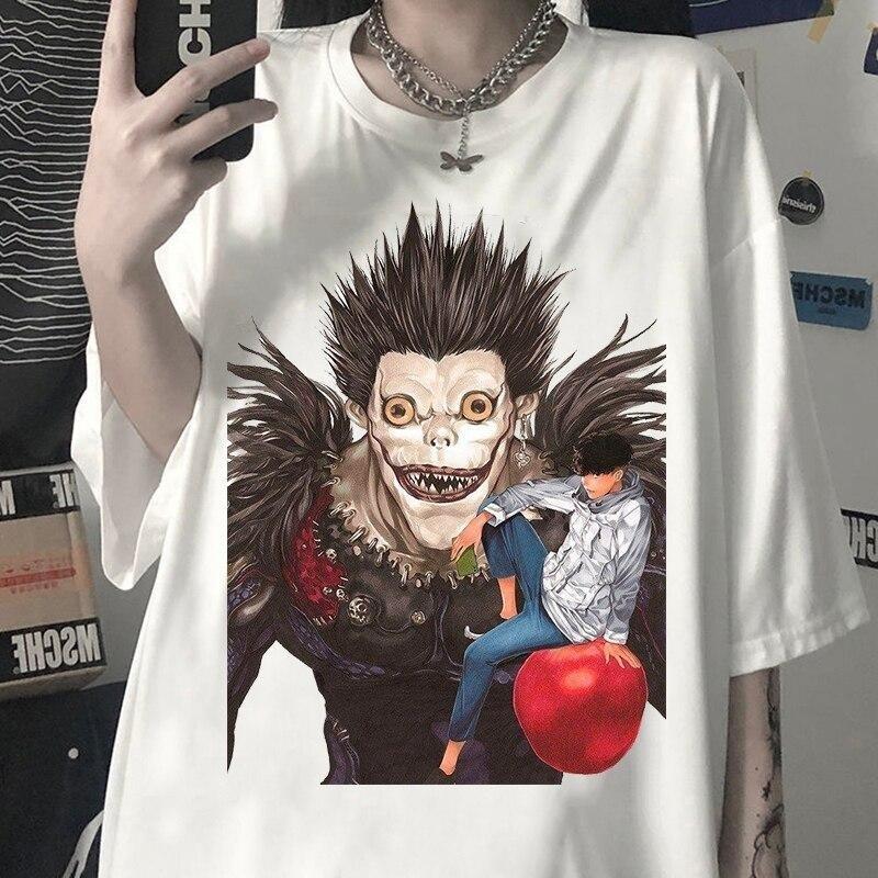 Retro Death Note Anime boot Tee Unisex Short Sleeve Shirt S-5XL Unisex T-Shirt M