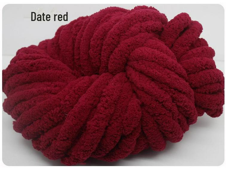 Isländische 2CM Extra Dicke Handgewebte Chenille Eisbar Decke