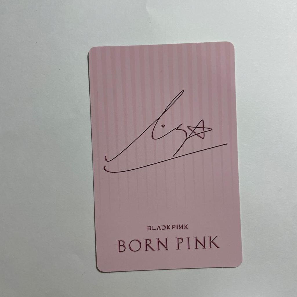 [USED] BLACKPINK LISA LP Trading Card