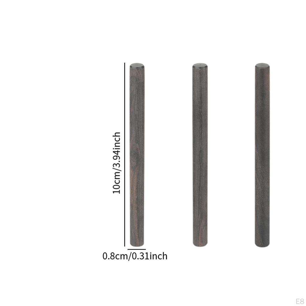 Dřevěné kolíkové tyče Kulaté tyčky Příslušenství, Pevné, Všestranné, Dekor Pevné Nedořešené Tvrdé dřevo pro