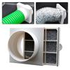 High Performance Washable Duct Filter Designed To Fit Both For PVC & PE Pipes Featuring a Reusable Sponge Material