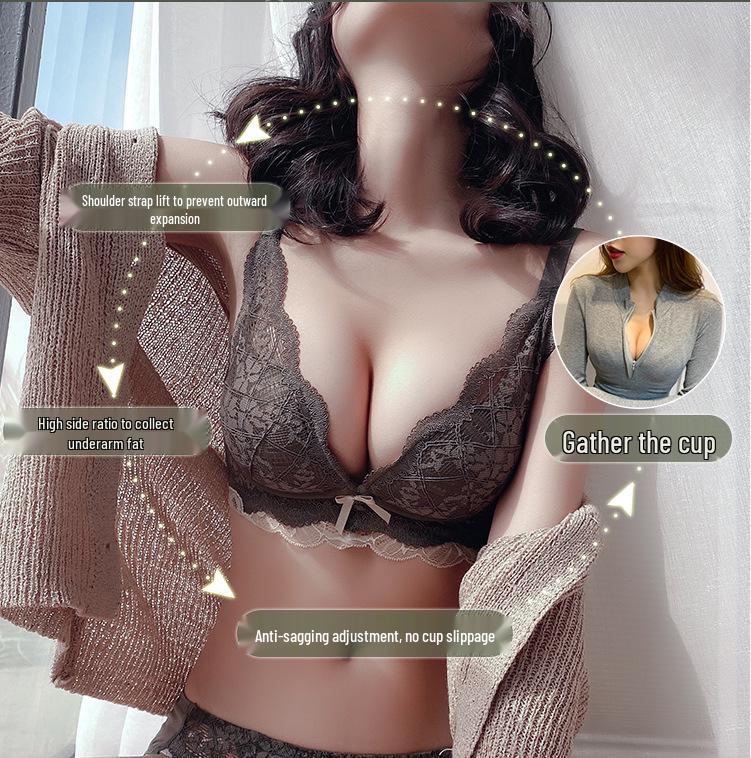 Japanese Style Wire-Free Push-Up Bra: Sexy, Comfortable, Anti-Sag, Adjustable, Seamless, Beautiful Back Design for Small Busts