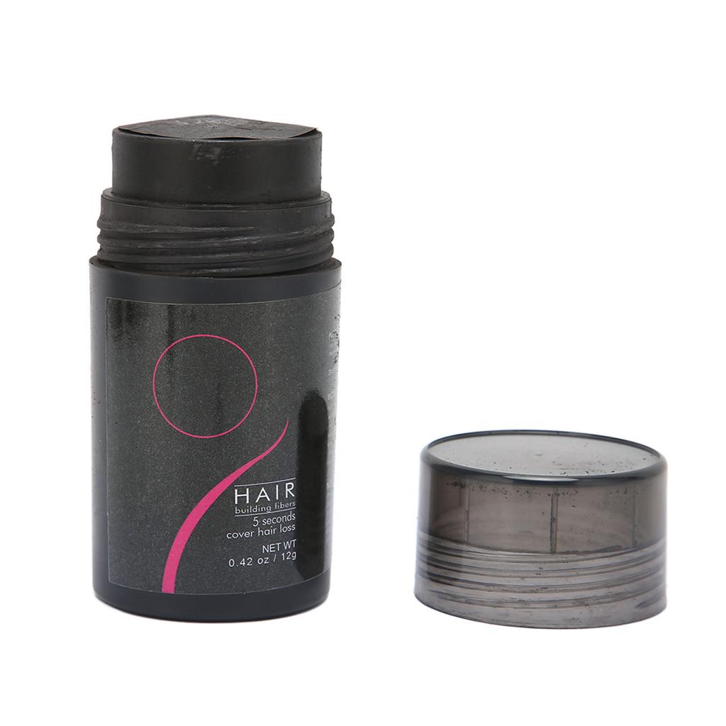 0.4 Oz Hair Building Fiber Thickening Hair Fiber Powder for Women and Men Natural Black