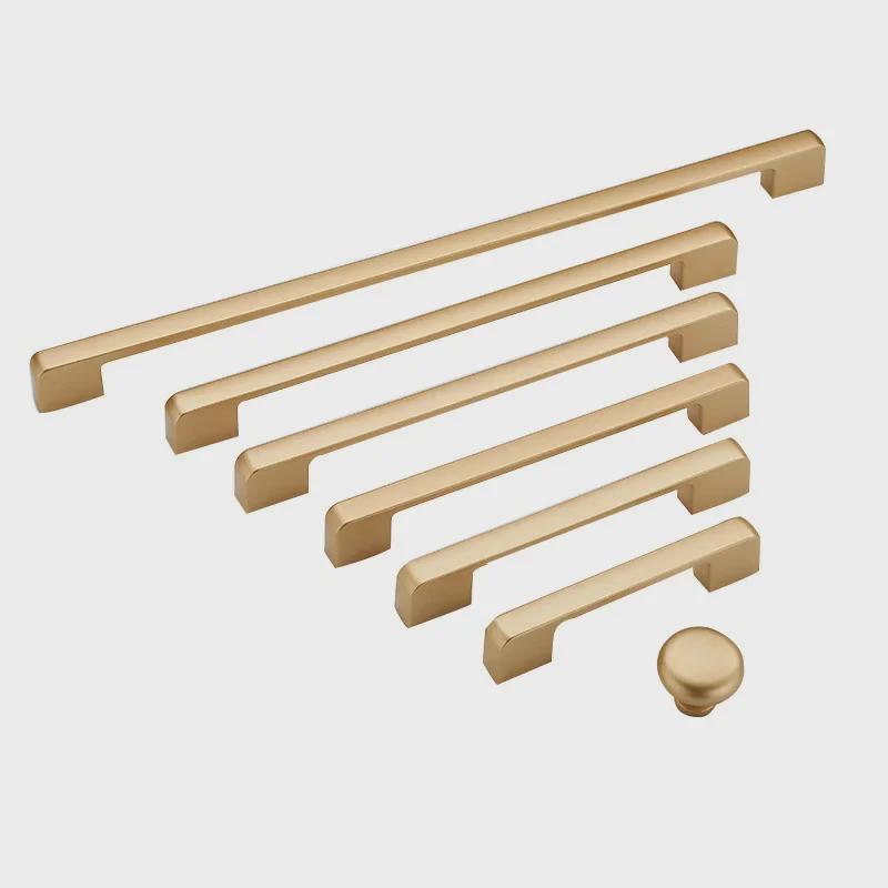 Okali Nordic Gold Handle for Cabinets and Wardrobes