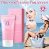 Langanhaltendes Sonnenschutzmittel SPF 50 PA+++ Sakura für Gesicht, Körper, Nacken, Sonnenschutzblocker, Gesichts-Sonnencreme 50g