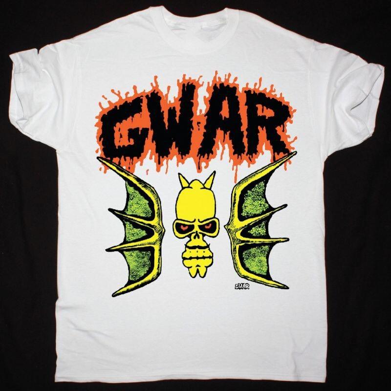 GWAR VINTAGE CONCERT Heavy Cotton White All Size T Shirt For Men C205 Unisex T-Shirt S