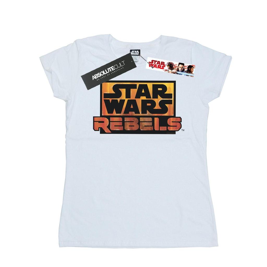 Star Wars Womens/Ladies Rebels Logo Cotton T-Shirt