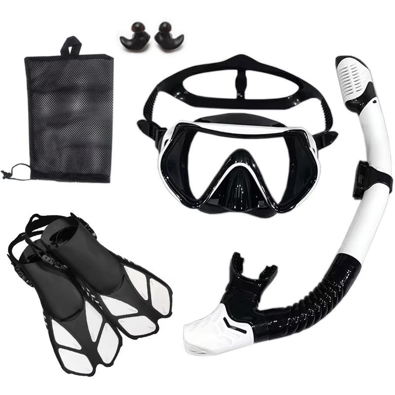 

Diving mask, snorkel adjustment, flipper frog shoe three-piece set L/XL