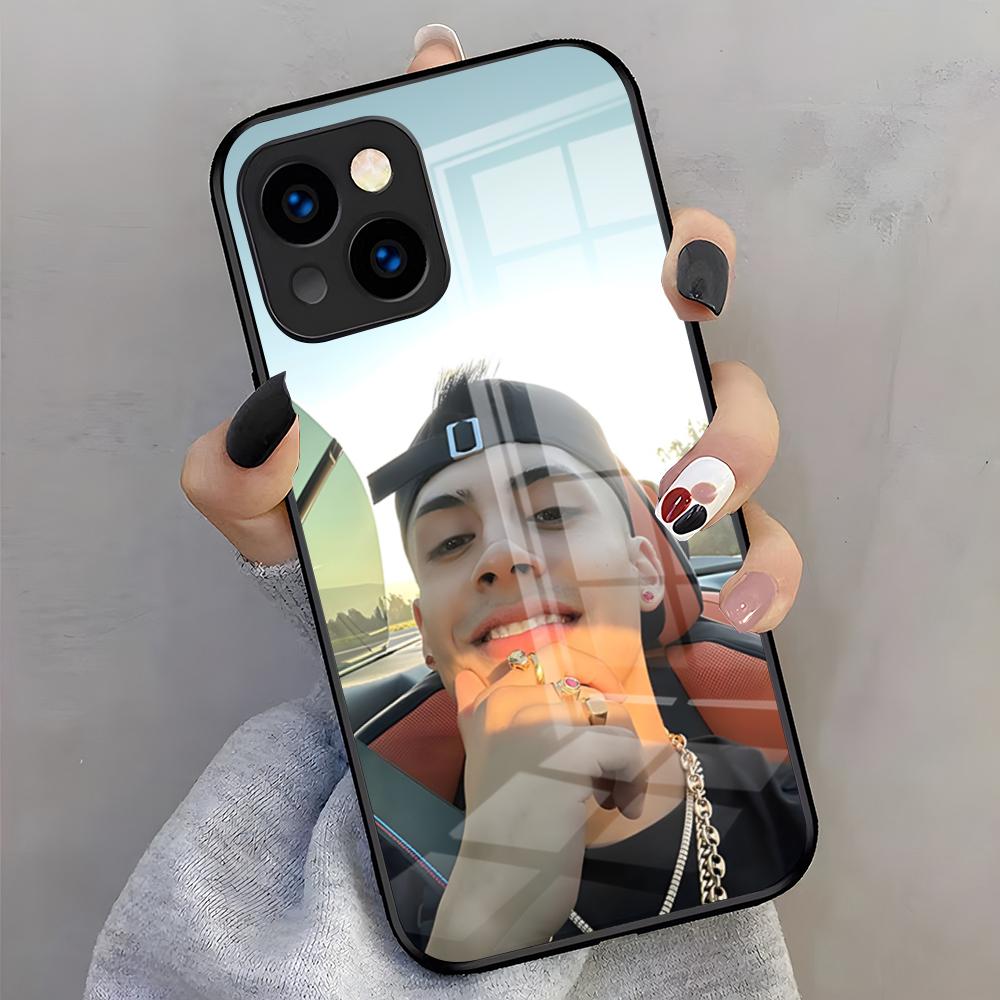 

Rapper Cris MJ Phone Case For IPhone 17 Air Pro Max 16 15 14 13 11 Plus Glass Cover iPhone 13 Pro