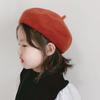 Children's Beret Spring and Autumn Girls' Octagonal Hat Pumpkin Hat Winter Baby Painter Hat Trendy Little Girl Child