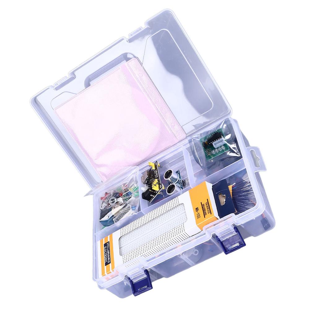 Electronic Component Kit 830 Breadboard LED Buzzer Resistor Temp Humidity Sensor Electronics Starter