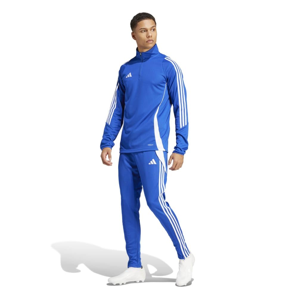 Adidas Tiro 24 Training HAS96 Zip Casual Team Royal Size Men's Top, Jacket, Lifestyle, Blue/White (IS1042), J/M