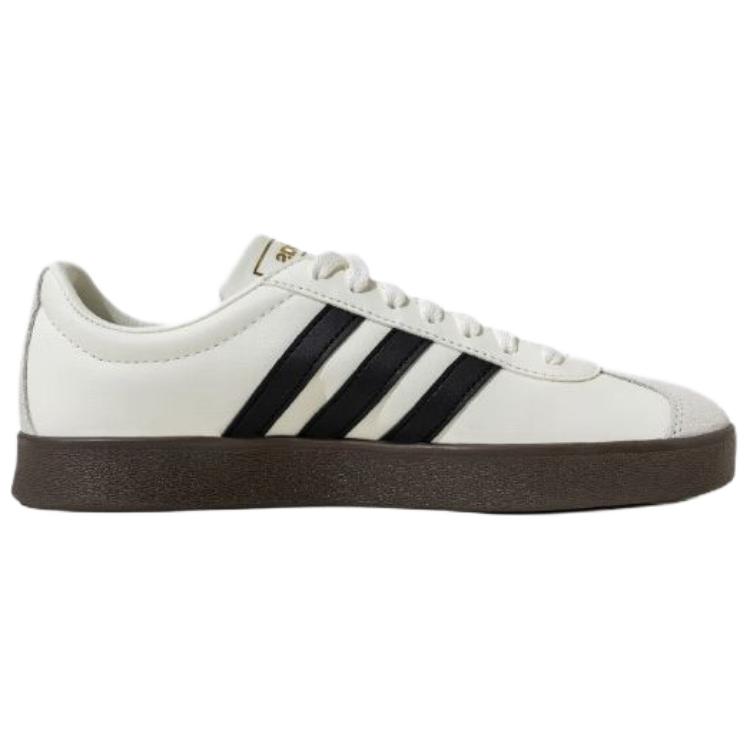 Adidas VL Court Classic Off White Black Brown Unisex Sneakers Cream Core-Black JQ1501