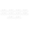 10Pcs Mask Brace Antifog Food Grade Silicone Freely Foldable Reusable Mask Support Frame for Outdoor   School