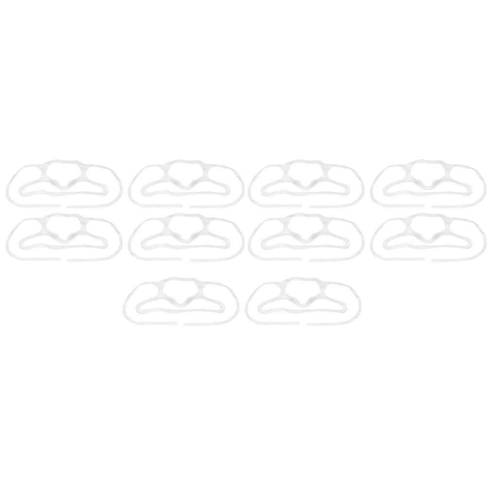 10Pcs Mask Brace Antifog Food Grade Silicone Freely Foldable Reusable Mask Support Frame for Outdoor   School