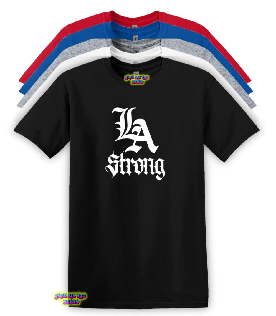 LA Strong - California Strong Лос-Анджелес Поддержка Унисекс Футболка S- 3XL XXXXL