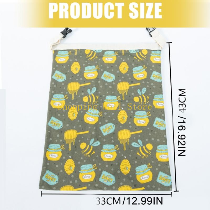 Food Safe Bees Wax Bread Container with Elastic Band Reusable Cotton Linen Bag For Homemade Sourdough Preservation