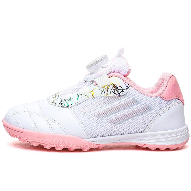New rotating buckle football shoes children s primary school students broken nails men s and women s outdoor game training shoes 39