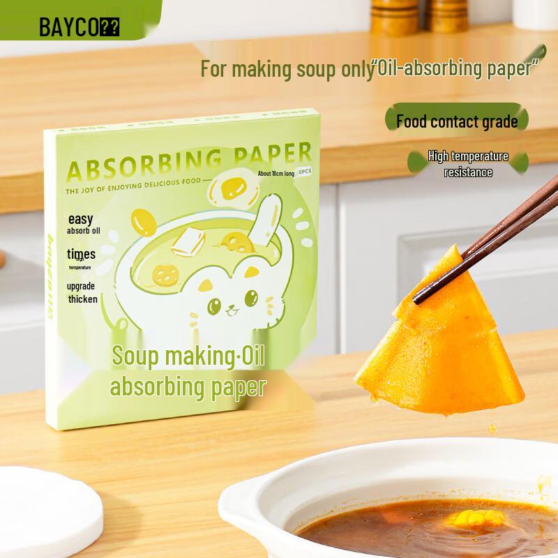 Bayco Food-Grade Oil Absorbing Paper