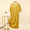 Modal Casual Loose Dress Plus Size Summer Women's Homewear Sleepdress Lightweight Nightgown Comfort Loungewear