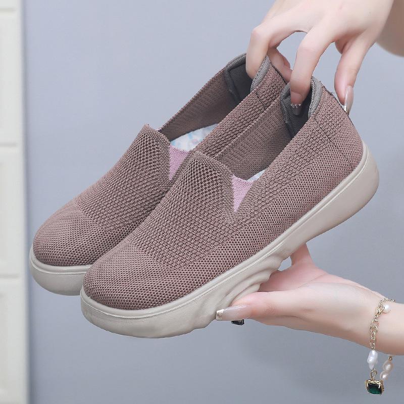 ****** and Autumn New Old ******* Cloth Shoes Fashion Versatile Fisherman Shoes S**t and Comfortable Mom Shoes Non-slip One-pedal Single Shoes
