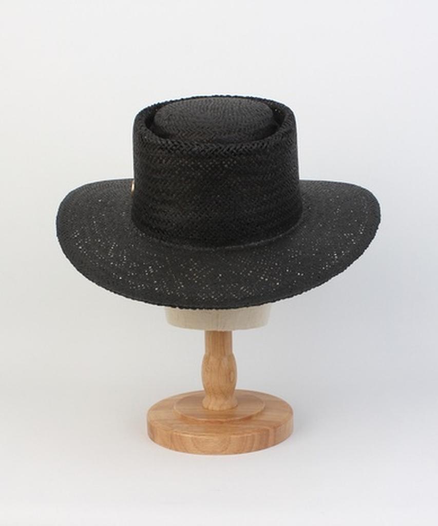 Yunibeosyeolkemiseuteuli Home Black Simple Panama Hat Panama Hat
