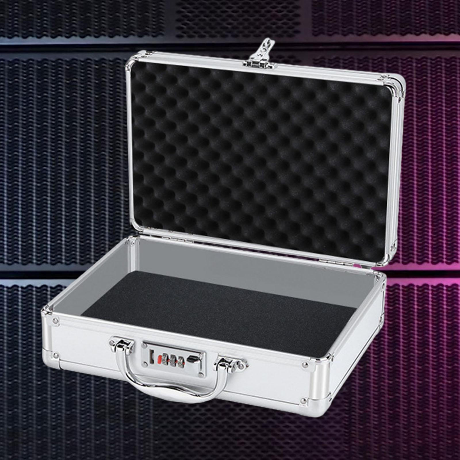 

Алюминиевый кейс с пеной, большая коробка для аксессуаров, жесткий чехол для переноски инструментов для фотоаппаратов password S