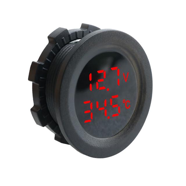 

4 в 1 панель 12v 4.2A двойной USB автомобильный зарядное устройство разъем разветвитель адаптер водонепроницаемый термометр вольтметр тумблер для автомобиля яхты