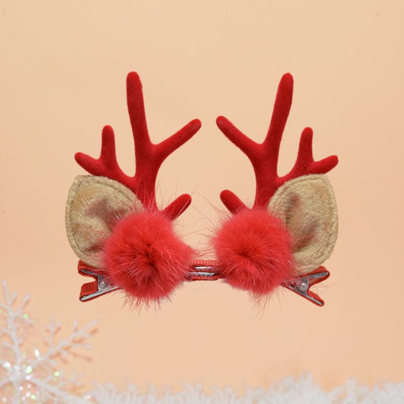 Weihnachts Rentier Geweih Haarspange - Feenwald Stil Stirnband für Mädchen