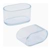 4Pcs Clear Silicone Oval Chair Leg Covers - Furnitures Feets Protectors, Oval Chair Leg Caps