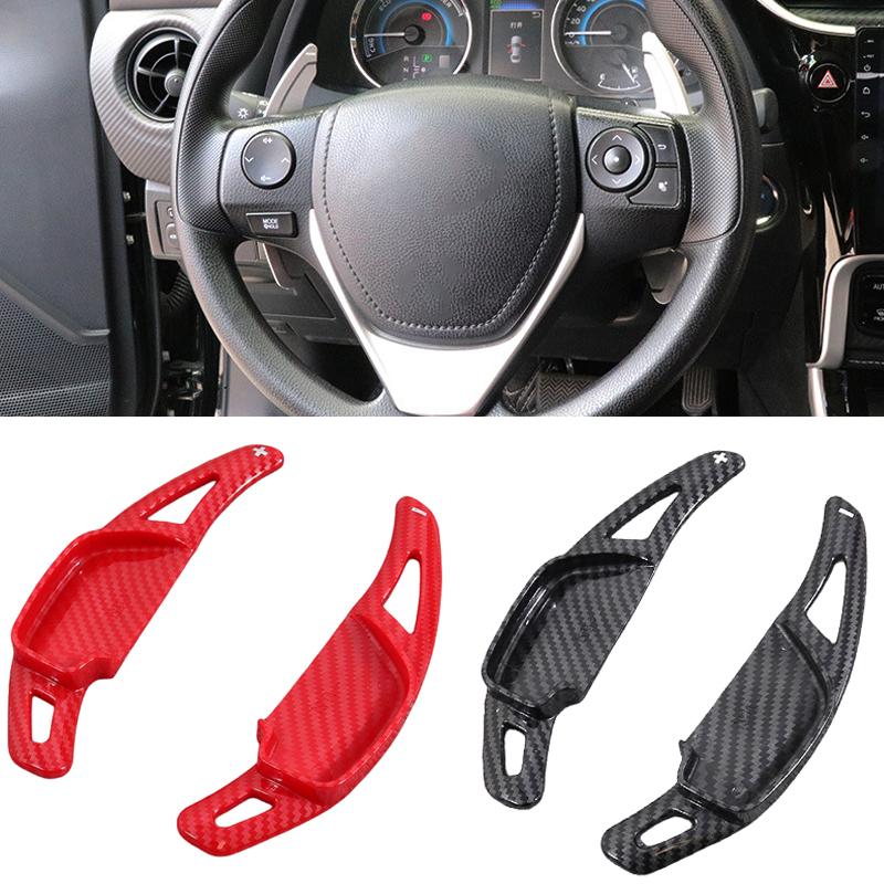 Car Steering Wheel Shift Paddle Shifter Extended ABS Extension For Toyota Camry Corolla ALTIS REIZ Yaris Vios ZELAS RAV4 Levin