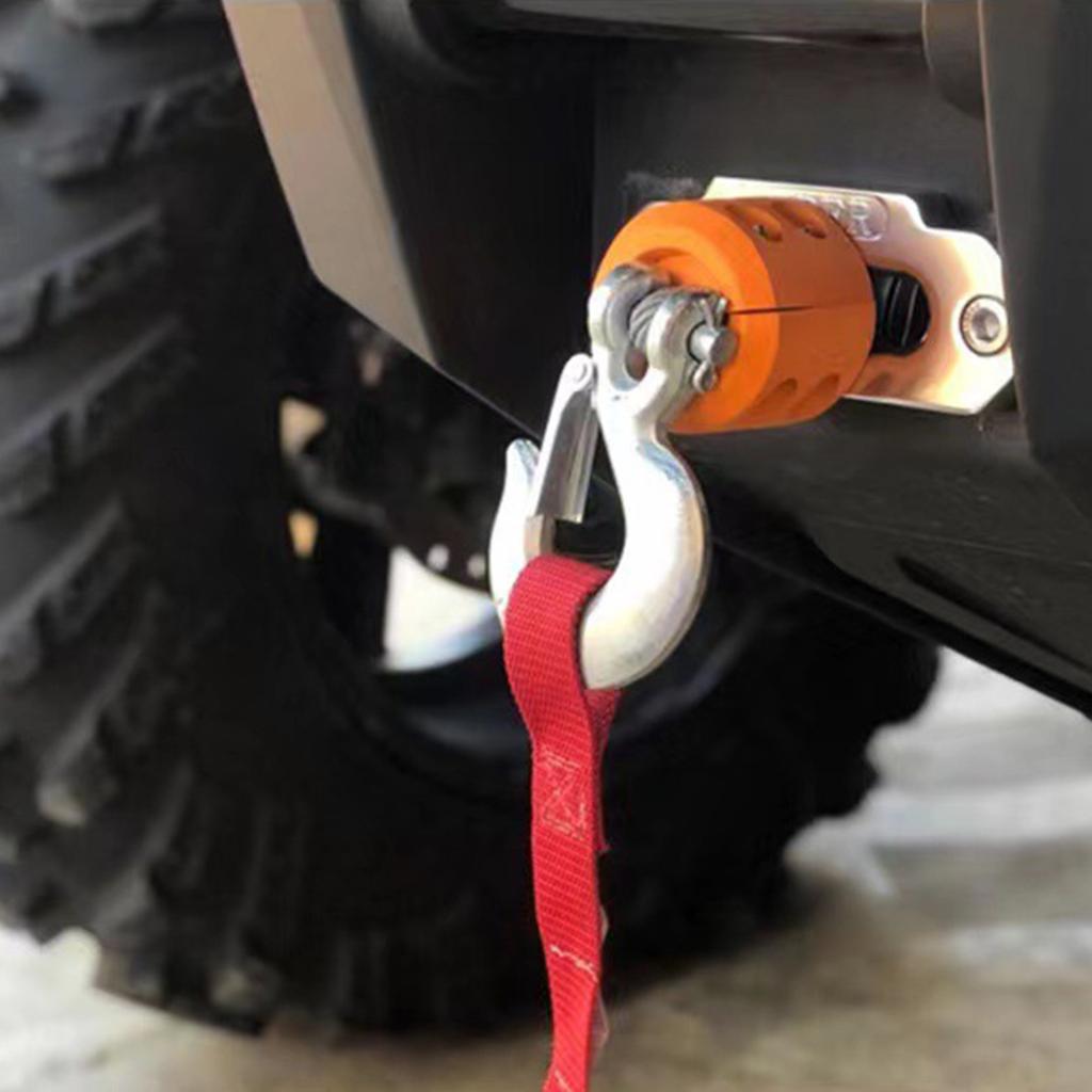 Vinsj Kabelkrokstopper Universal for ATV SUV Offroad Kabelkrokstopper Line Saver Vinsjmontert taukabelbeskytter