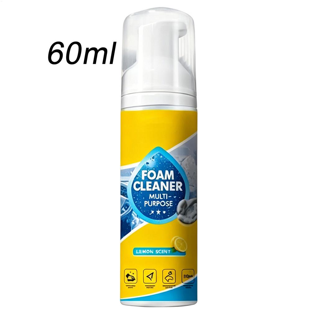 60ml Multi-purpose Foam Cleaner Spray Car Home Interior Cleaner Foam Spray Anti-Aging Protection for Car Accessories