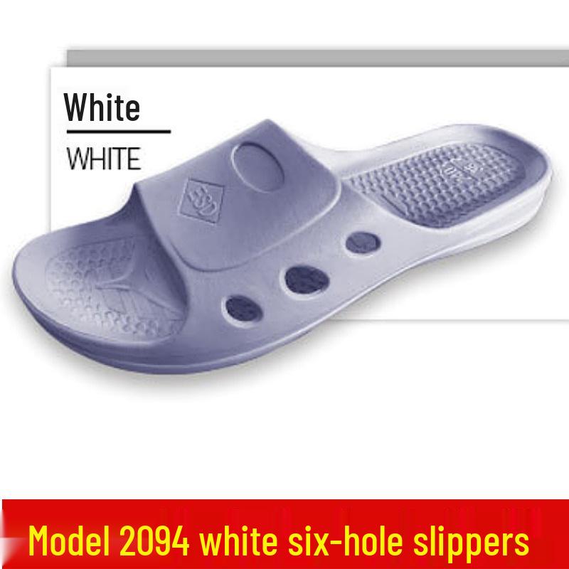 Anti-Static Breathable Cleanroom Slippers, Dustproof Work Shoes with Thickened Soft Sole
