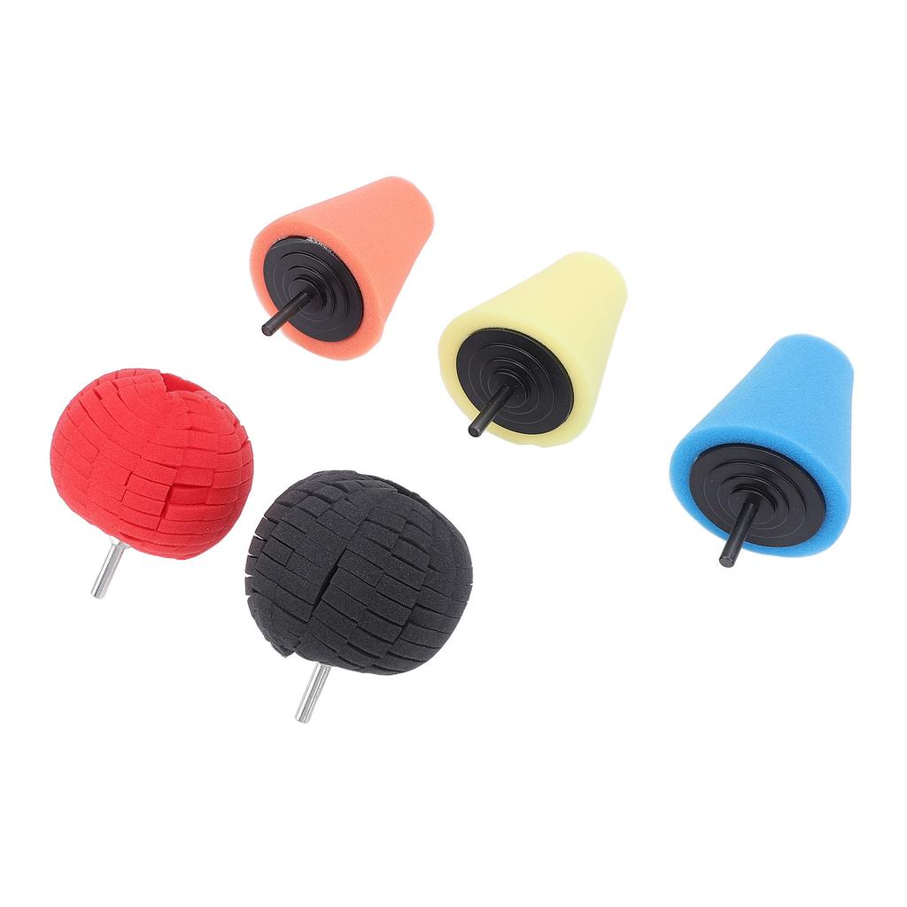 Lešticí pěnová sada 4 palce Multifunkční leštění nábojů kol auta Vrtací pěnová sada