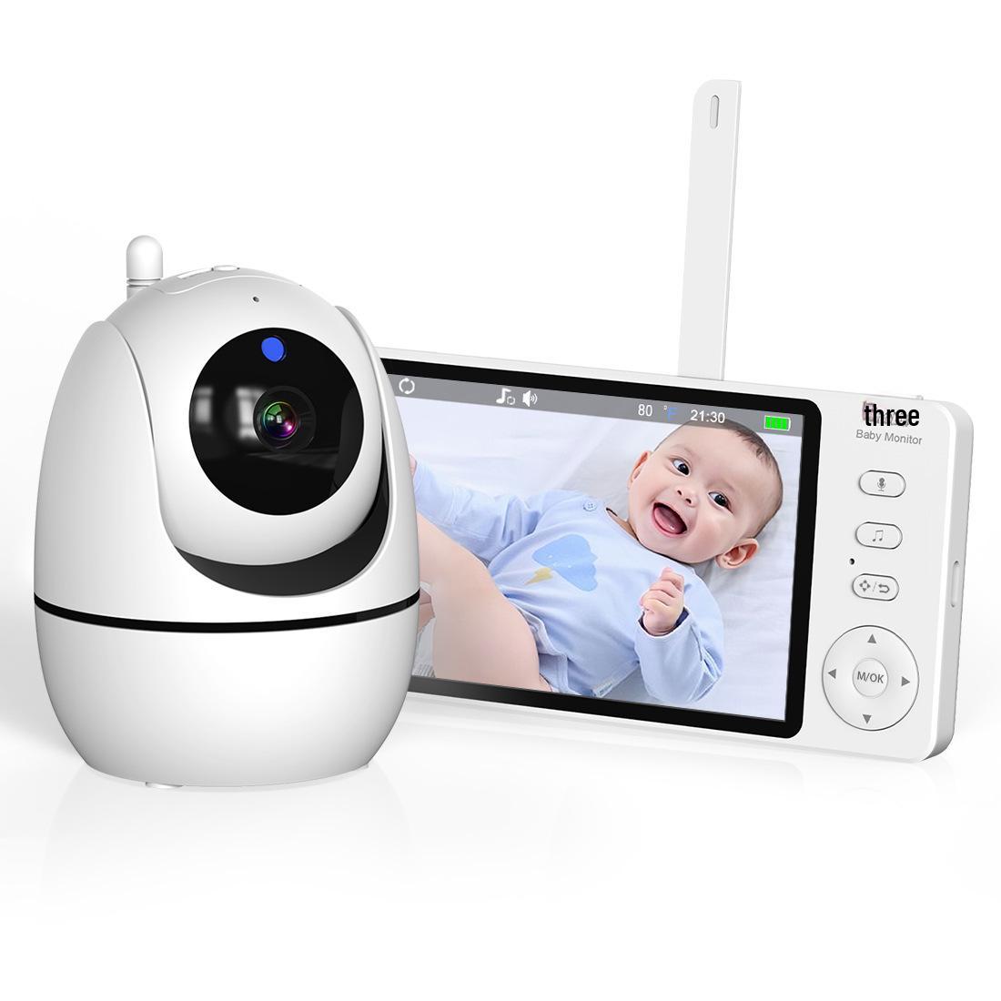 

5-Inch HD Baby Monitor Camera - Baby Care Device No Power Supply