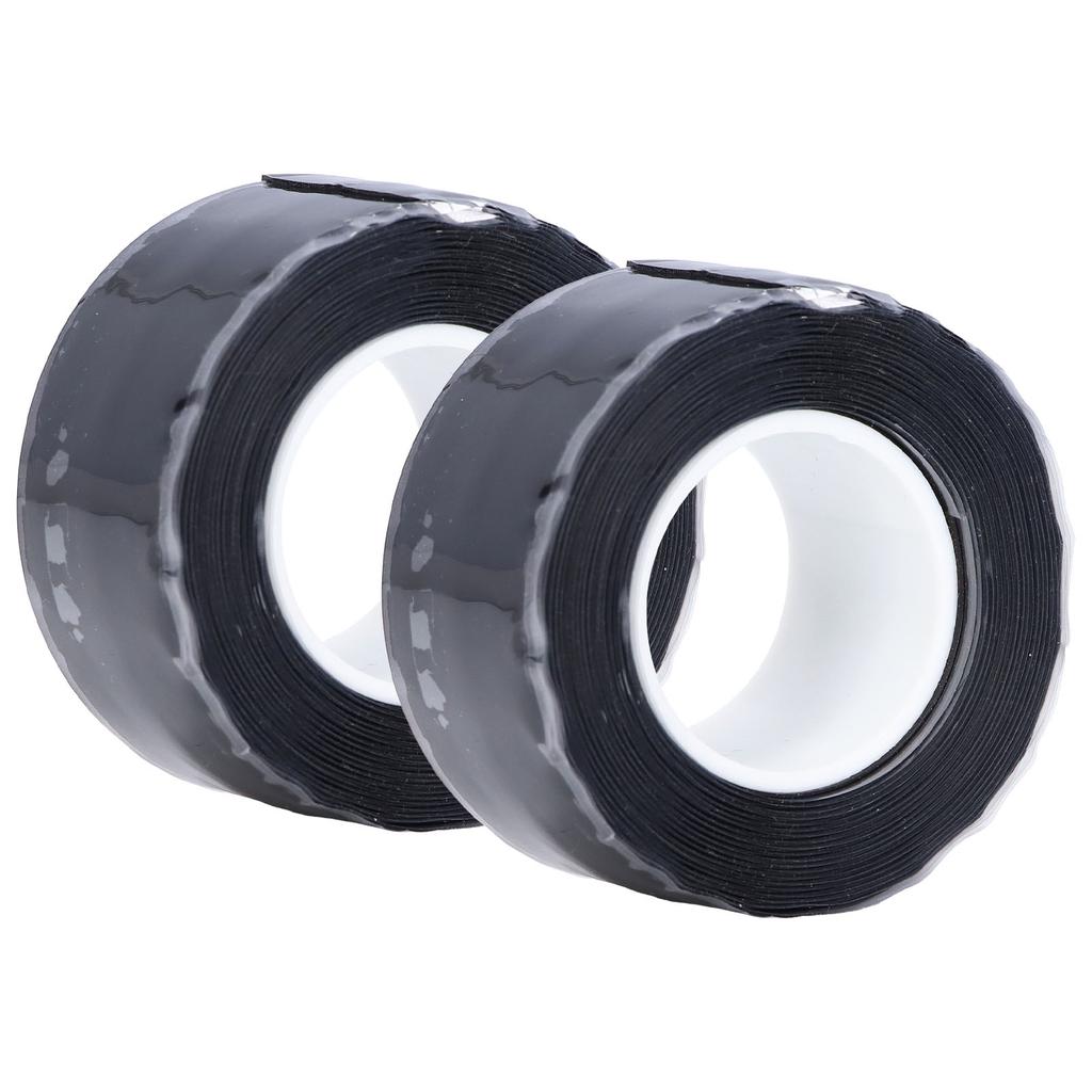 2 Roll Set 2.5cmx3m Electrical Tape Silicone Self Fusing Tape Pipeline Water Pipe Repair Tape for Garden