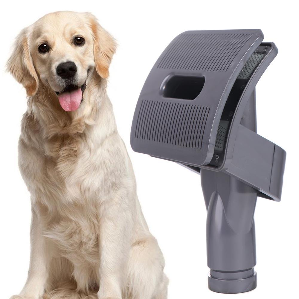Pet Fur Hair Vacuum Groomer for Dog Cat Combs Clean Pets Hair Brush Vacuum Cleaner Grooming Tools Pet Products grigio