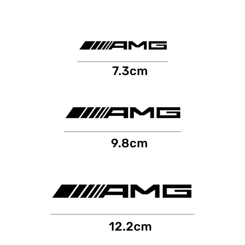 GOX3   6PCS/SET Car Brake Caliper Sticker Decal for Mercedes benz AMG W203 W204 W205 W211 W212 W213 W218 Interior Mouldings SCKQTZ-AMG