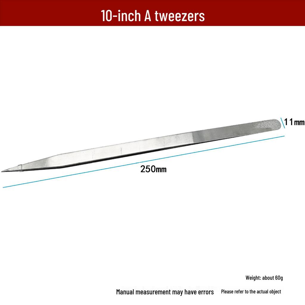 Gold-Plated Stainless Steel Tweezers for High-Temperature Jewelry Welding and Testing