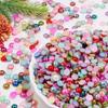 50-500Pcs ABS Imitation Pearls Beads Color Flat Back Cabochon Half Round Loose Bead for Crafts Garment Nail Art Jewelry Findings