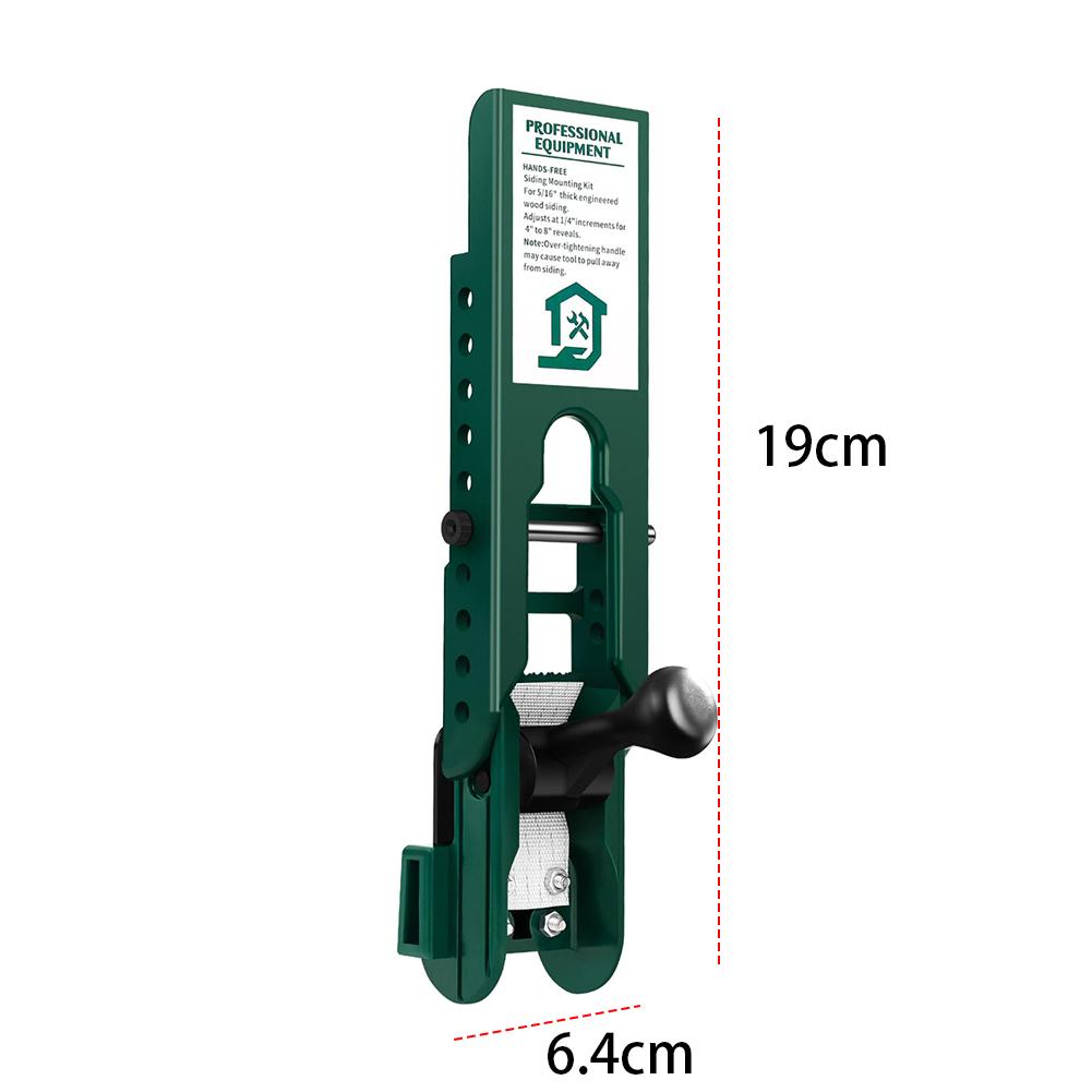 

Siding Mounting Kit Lap Siding Gauge Essential Siding Installation Tool for 5/16in Fiber Cement Sidings with Adjustable Reveals