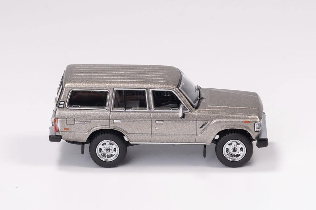 Gaincorp Products Scale Toyota Land Cruiser 60 LHD Gray Finished Model 1/64 - KS-029-90