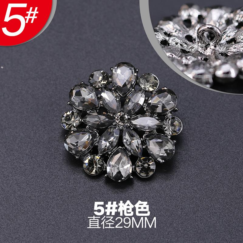 1pcs High-grade Coat Button for Clothing Metal Fur Button Mink Button Decorative Accessory